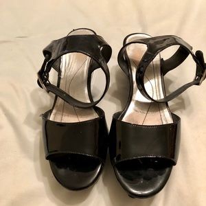 Kate Spade Patent Leather Platform Sandals